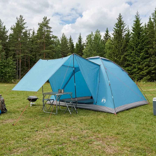 Cort de Camping albastru 6 persoane Poliester și oțel - WALTI WALTI