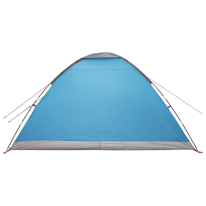 Cort de Camping albastru 6 persoane Poliester și oțel WALTI
