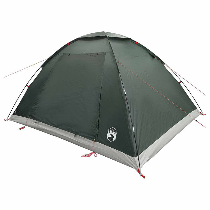 Cort de Camping Verde Army 335 x 275 x 180 cm Poliester și oțel WALTI