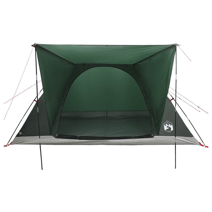 Cort de Camping Verde Army 335 x 275 x 180 cm Poliester și oțel WALTI