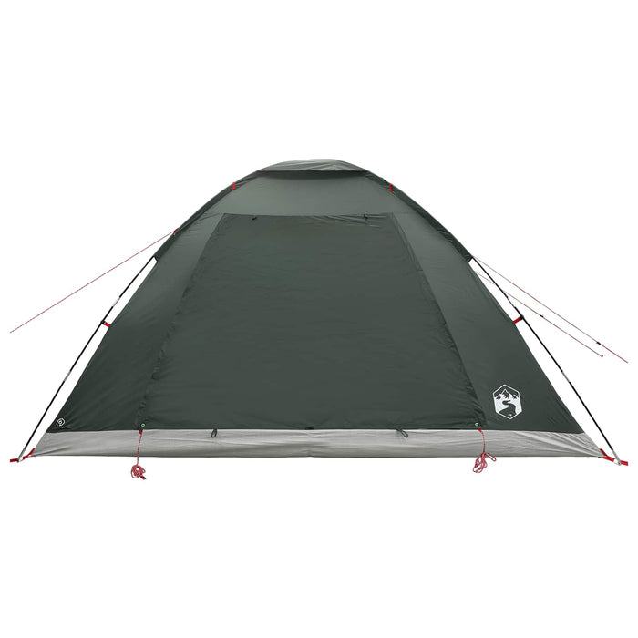 Cort de Camping Verde Army 335 x 275 x 180 cm Poliester și oțel WALTI