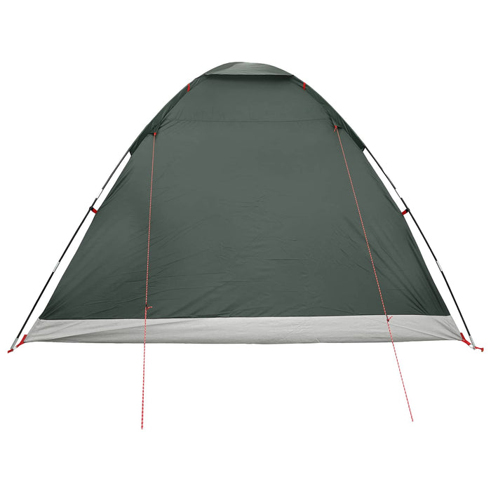 Cort de Camping Verde Army 335 x 275 x 180 cm Poliester și oțel WALTI