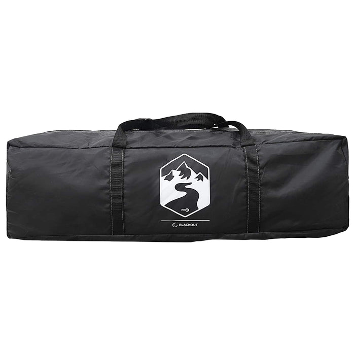 Cort de Camping cu acoperiș Alb Blackout 335 x 275 x 180 cm WALTI