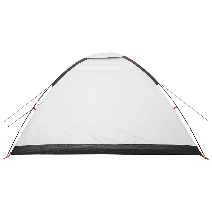 Cort de Camping cu acoperiș Alb Blackout 335 x 275 x 180 cm WALTI