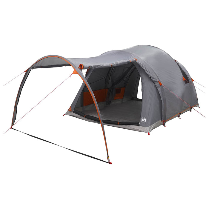 Cort tunel cu acoperiș Gri și Portocalie 370 x 275 x 210 cm WALTI