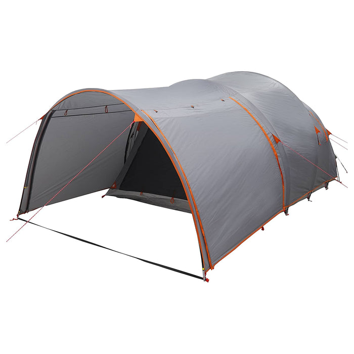 Cort tunel cu acoperiș Gri și Portocalie 370 x 275 x 210 cm WALTI