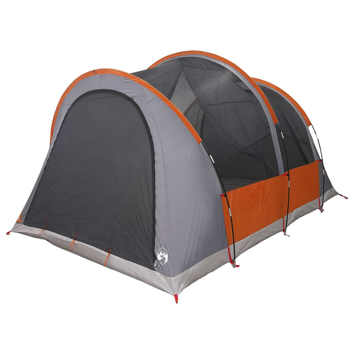 Cort tunel cu acoperiș Gri și Portocalie 370 x 275 x 210 cm WALTI