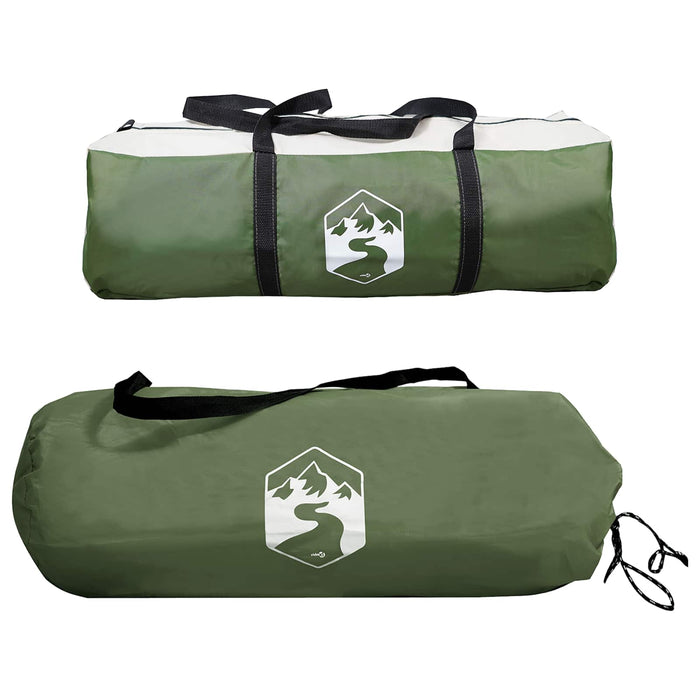 Cort lateral Verde 410 x 410 x 250 cm Poliester și oțel WALTI