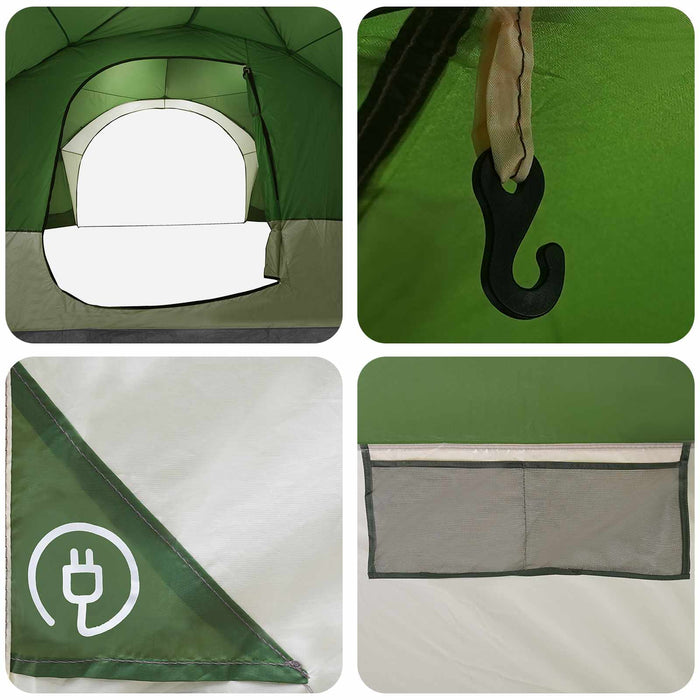 Cort lateral Verde 410 x 410 x 250 cm Poliester și oțel WALTI