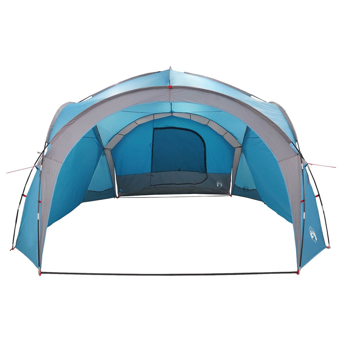 Cort lateral albastru 410 x 410 x 250 cm Poliester și oțel WALTI