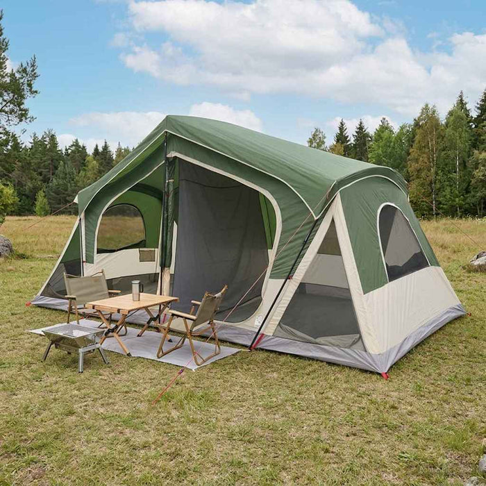 Tent Cabină Verde 480 x 273 x 205 cm Poliester și oțel WALTI