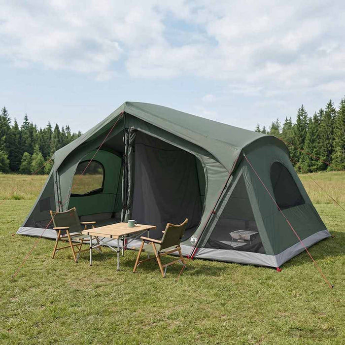 Tent Cabină Verde Army 480 x 273 x 205 cm Poliester și oțel WALTI