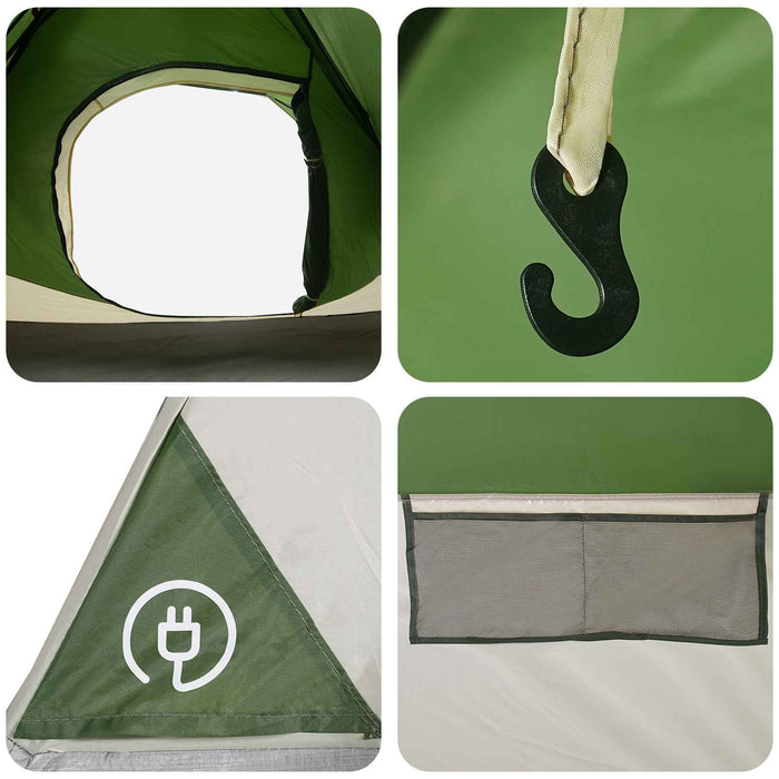 Cort Instant Verde 305 x 215 x 140 cm Poliester și oțel WALTI