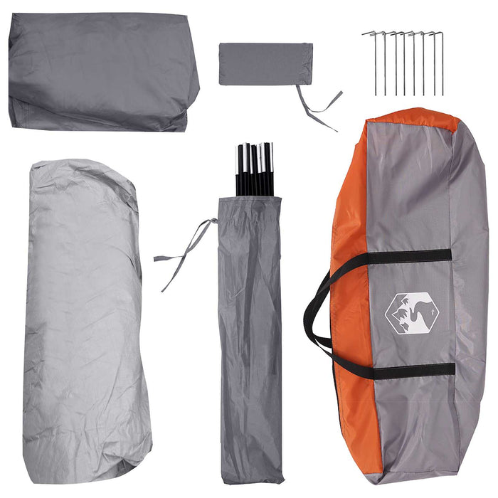 Cort Instant cu acoperiș Gri și Portocalie 305 x 215 x 140 cm WALTI
