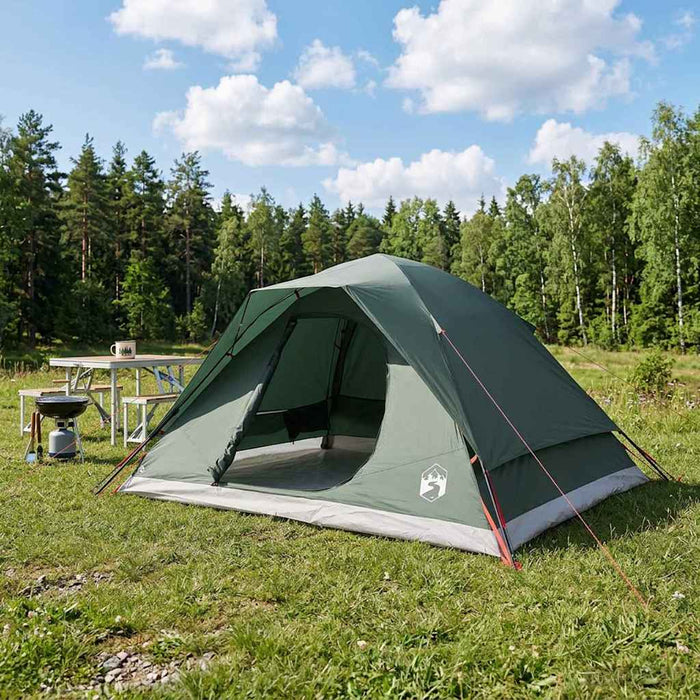 Cort Instant Verde Army 305 x 215 x 140 cm Poliester și oțel WALTI