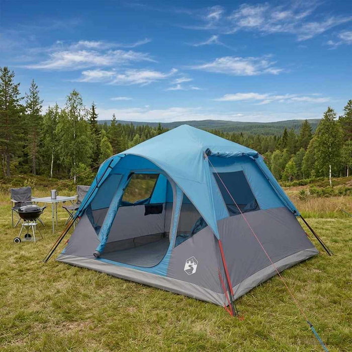 Cort Instant albastru 305 x 275 x 190 cm Poliester și oțel WALTI