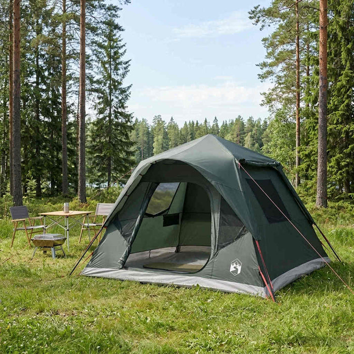 Cort Instant Verde Army 305 x 275 x 190 cm Poliester și oțel WALTI