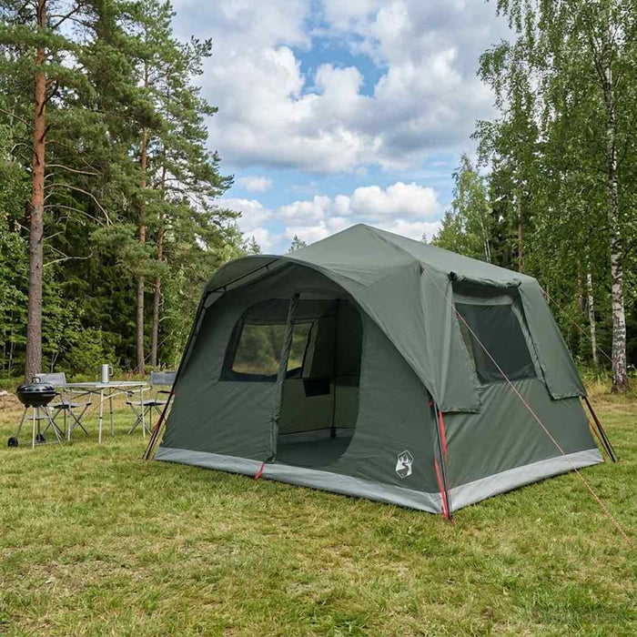 Cort Instant Verde Army 365 x 380 x 200 cm Poliester și oțel WALTI