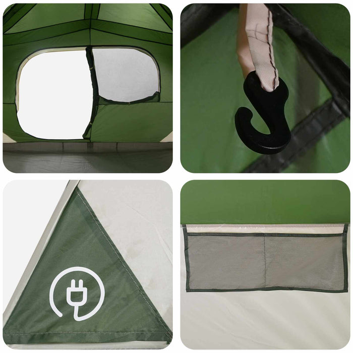 Cort Instant Verde 365 x 280 x 200 cm Poliester și oțel WALTI