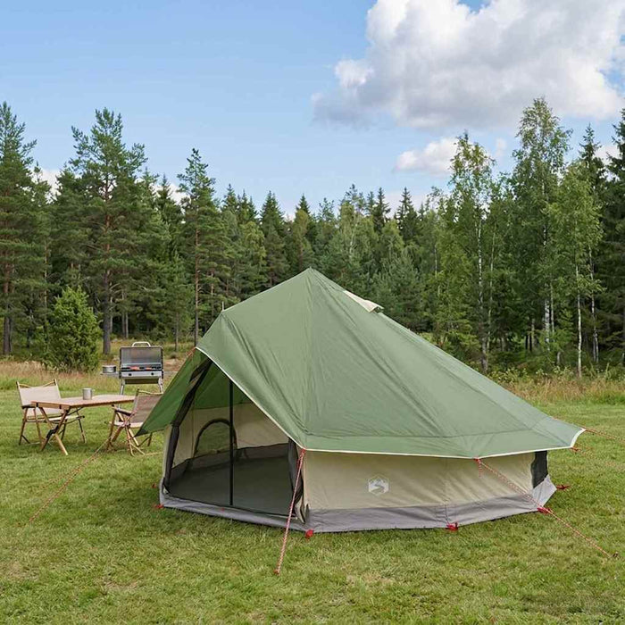 Cort Tipi Verde 700 x 700 x 395 cm Poliester și oțel WALTI