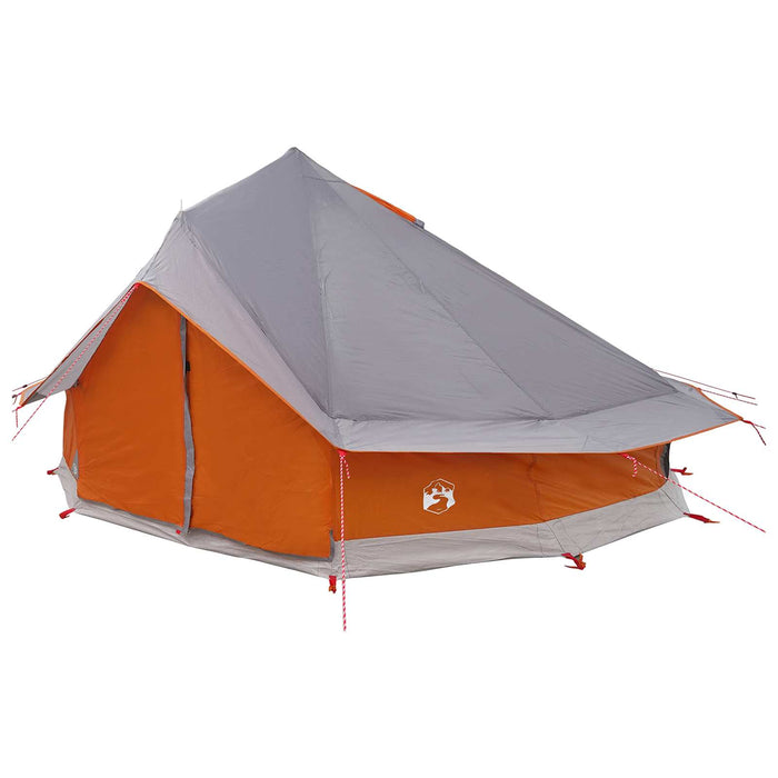 Cort Tipi cu acoperiș Gri și Portocalie 700 x 700 x 395 cm WALTI
