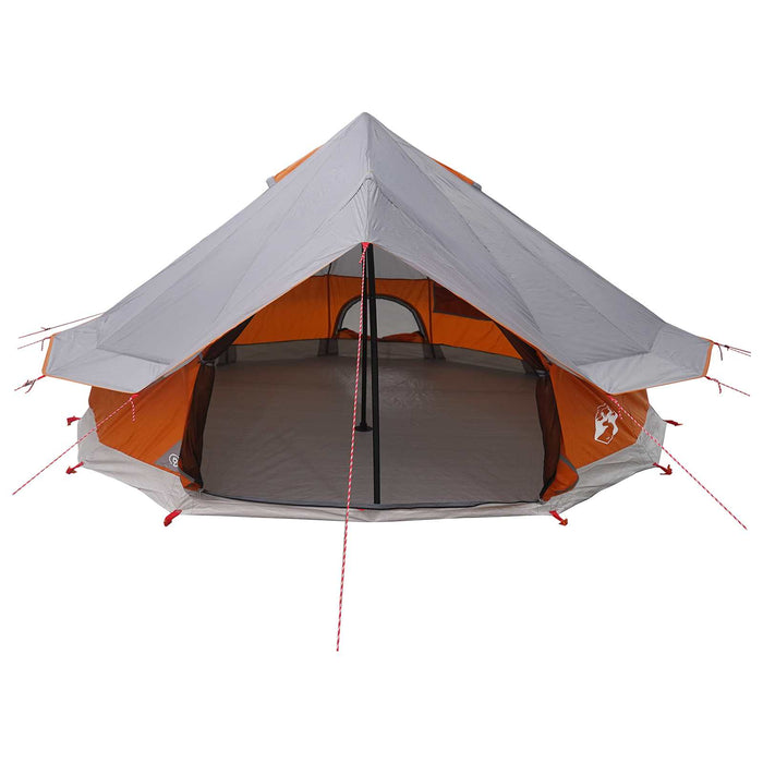 Cort Tipi cu acoperiș Gri și Portocalie 700 x 700 x 395 cm WALTI