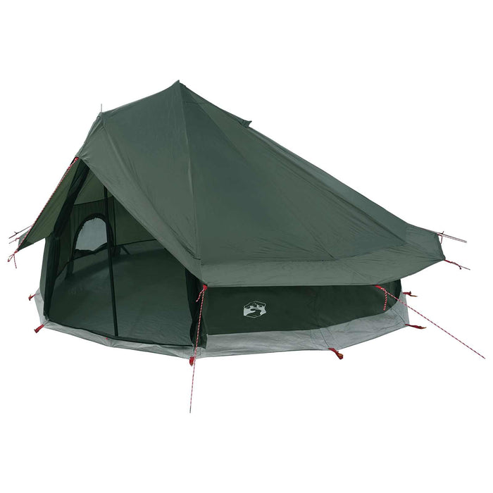 Cort Tipi Verde Army 700 x 700 x 395 cm Poliester și oțel WALTI