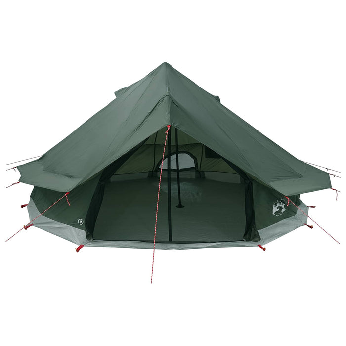Cort Tipi Verde Army 700 x 700 x 395 cm Poliester și oțel WALTI