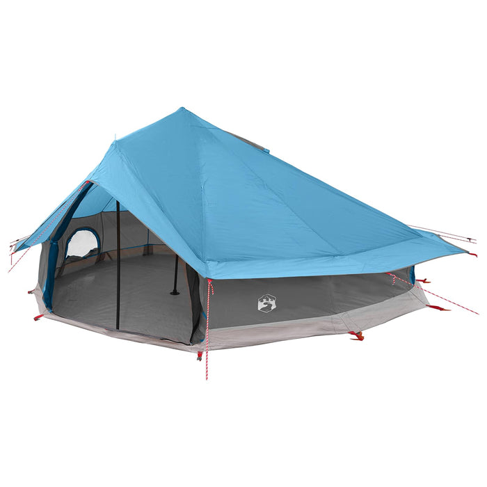 Cort Tipi albastru 800 x 800 x 430 cm Poliester și oțel WALTI