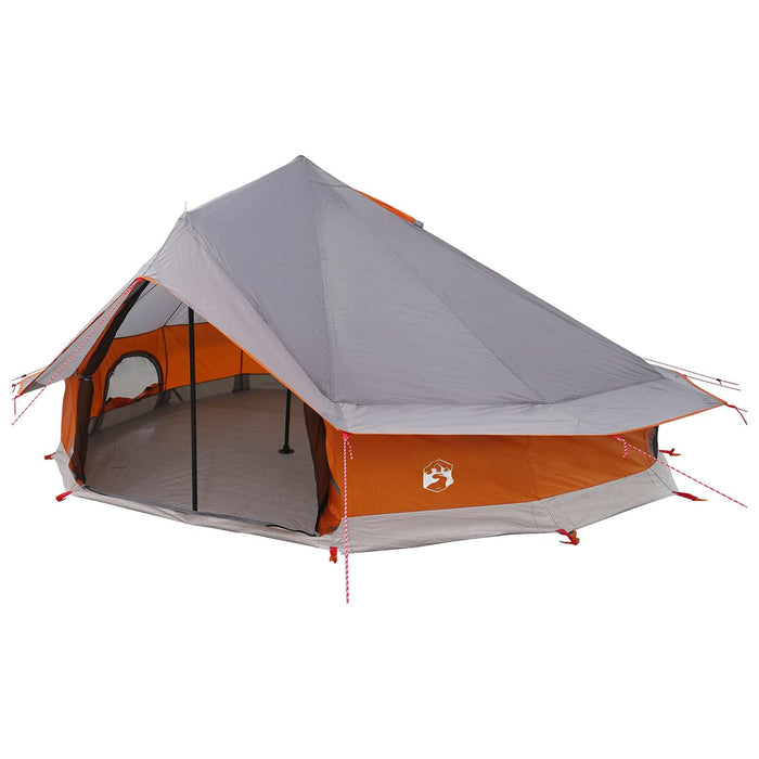 Cort Tipi cu acoperiș Gri și Portocalie 800 x 800 x 430 cm WALTI