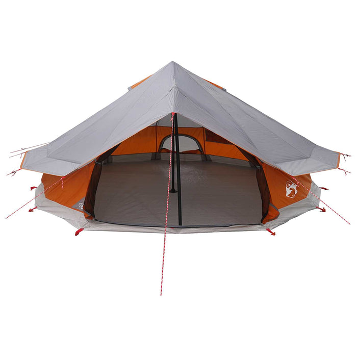 Cort Tipi cu acoperiș Gri și Portocalie 800 x 800 x 430 cm WALTI