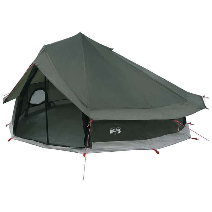 Cort Tipi Verde Army 800 x 800 x 430 cm Poliester și oțel WALTI