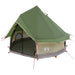 Cort Tipi cu acoperiș Verde 250 x 250 cm Poliester și oțel - WALTI WALTI