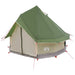 Cort Tipi cu acoperiș Verde 250 x 250 cm Poliester și oțel - WALTI WALTI