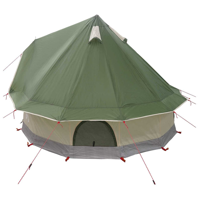 Cort Tipi cu acoperiș Verde 250 x 250 cm Poliester și oțel - WALTI WALTI