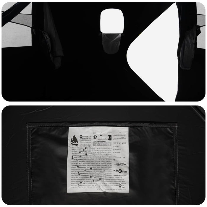 Cort de vânătoare cu acoperiș Alb Blackout 143 x 143 x 165 cm WALTI