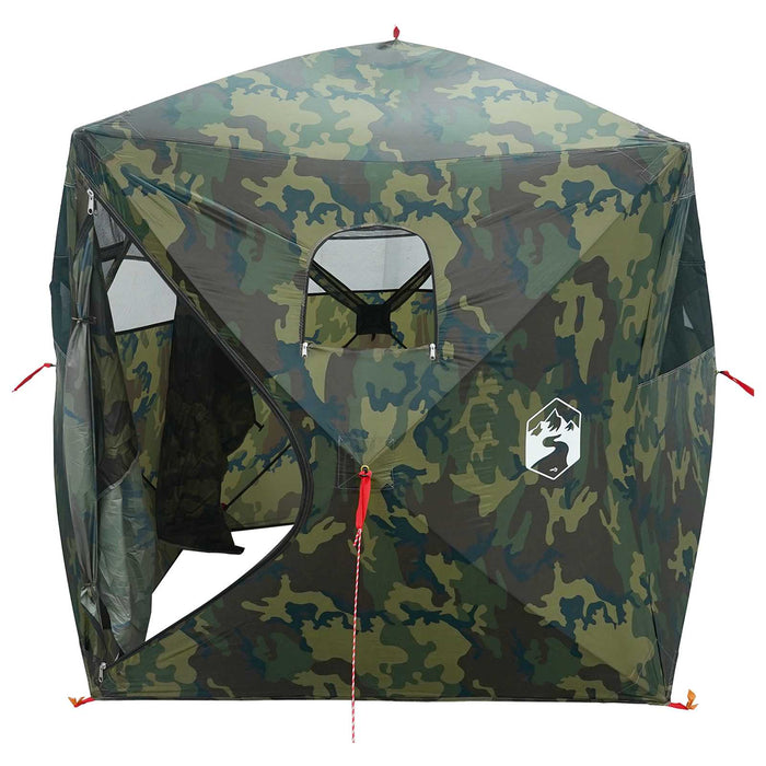 Cort de vânătoare Camuflaj 143 x 143 x 165 cm Poliester și oțel - WALTI WALTI