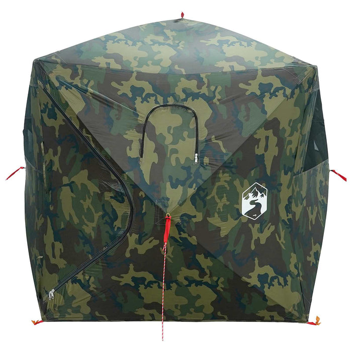 Cort de vânătoare Camuflaj 143 x 143 x 165 cm Poliester și oțel - WALTI WALTI
