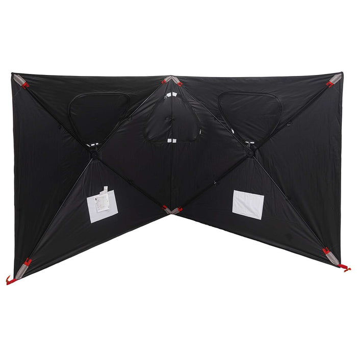 Cort de vânătoare cu acoperiș Alb Blackout 145 x 145 x 150 cm WALTI