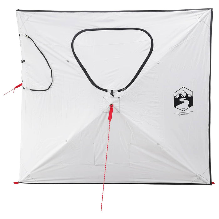 Cort de vânătoare cu acoperiș Alb Blackout 145 x 145 x 150 cm WALTI