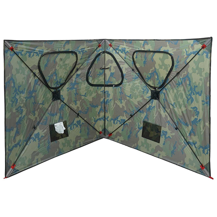 Cort de vânătoare Camuflaj 145 x 145 x 150 cm Poliester și oțel WALTI