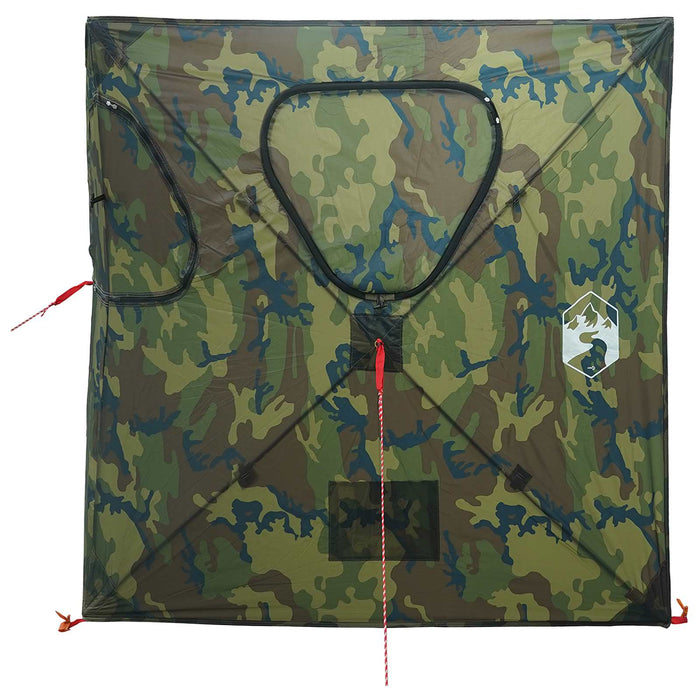 Cort de vânătoare Camuflaj 145 x 145 x 150 cm Poliester și oțel WALTI
