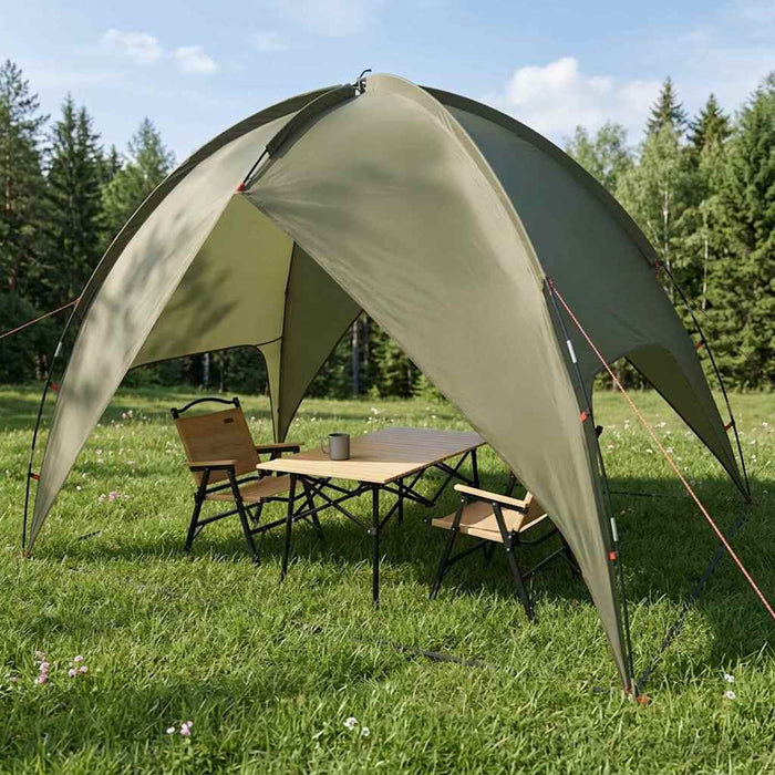 Cort de camping cu protecție împotriva ploii, rezistent la apă WALTI