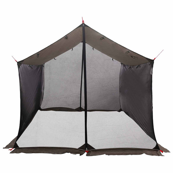 Cort de camping cu pereți din plasă Culoare Maro Gri WALTI