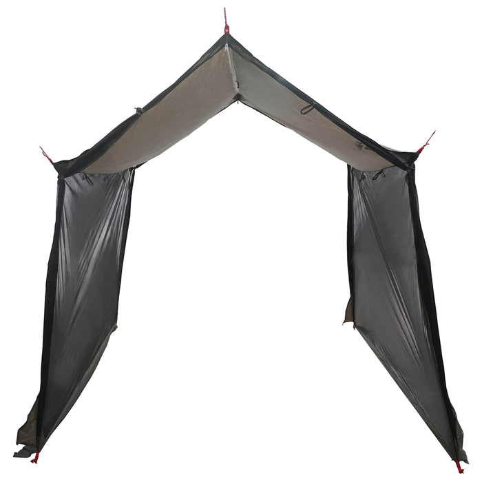 Cort de camping cu pereți din plasă Culoare Maro Gri WALTI