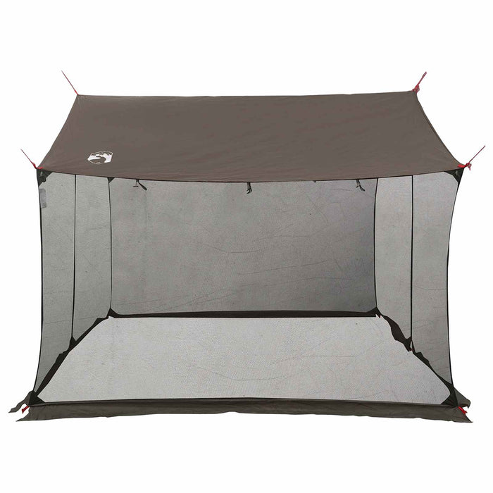 Cort de camping cu pereți din plasă Culoare Maro Gri WALTI