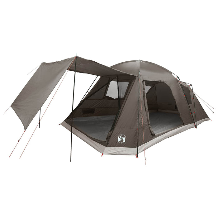 Tent Cabină Gri cărămiziu 12-Persoane Poliester și oțel WALTI