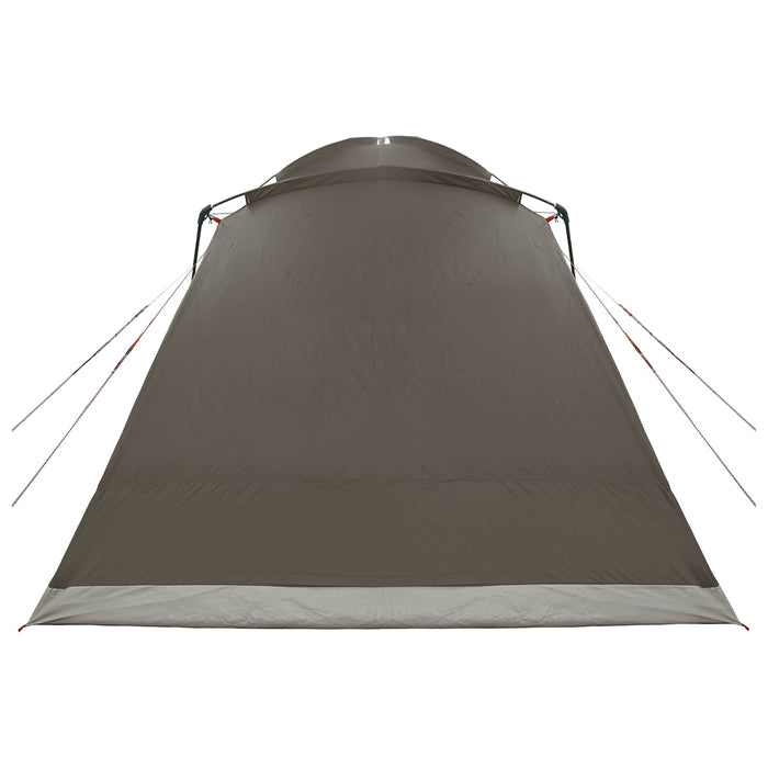Tent Cabină Gri cărămiziu 8 persoane Poliester și oțel WALTI