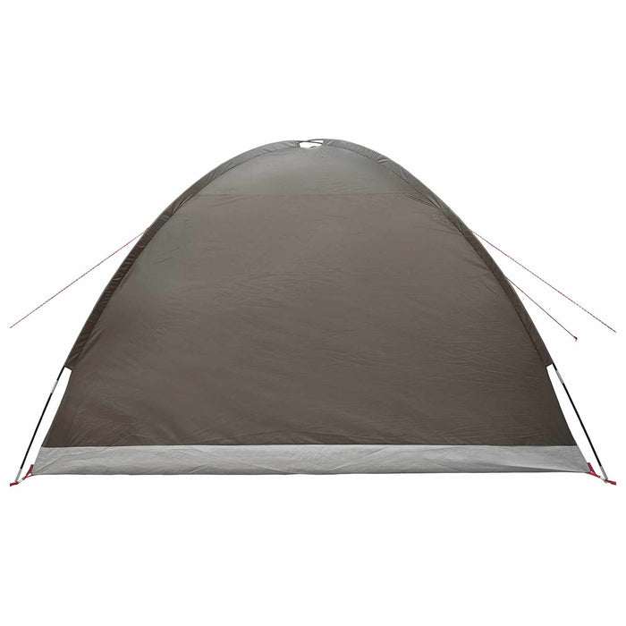 Tent Cabină Gri cărămiziu 6 persoane Poliester și oțel WALTI