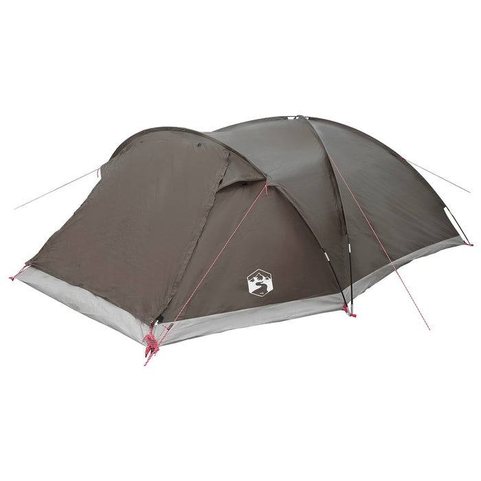 Tent Cabină Gri cărămiziu 8 persoane Poliester și oțel WALTI